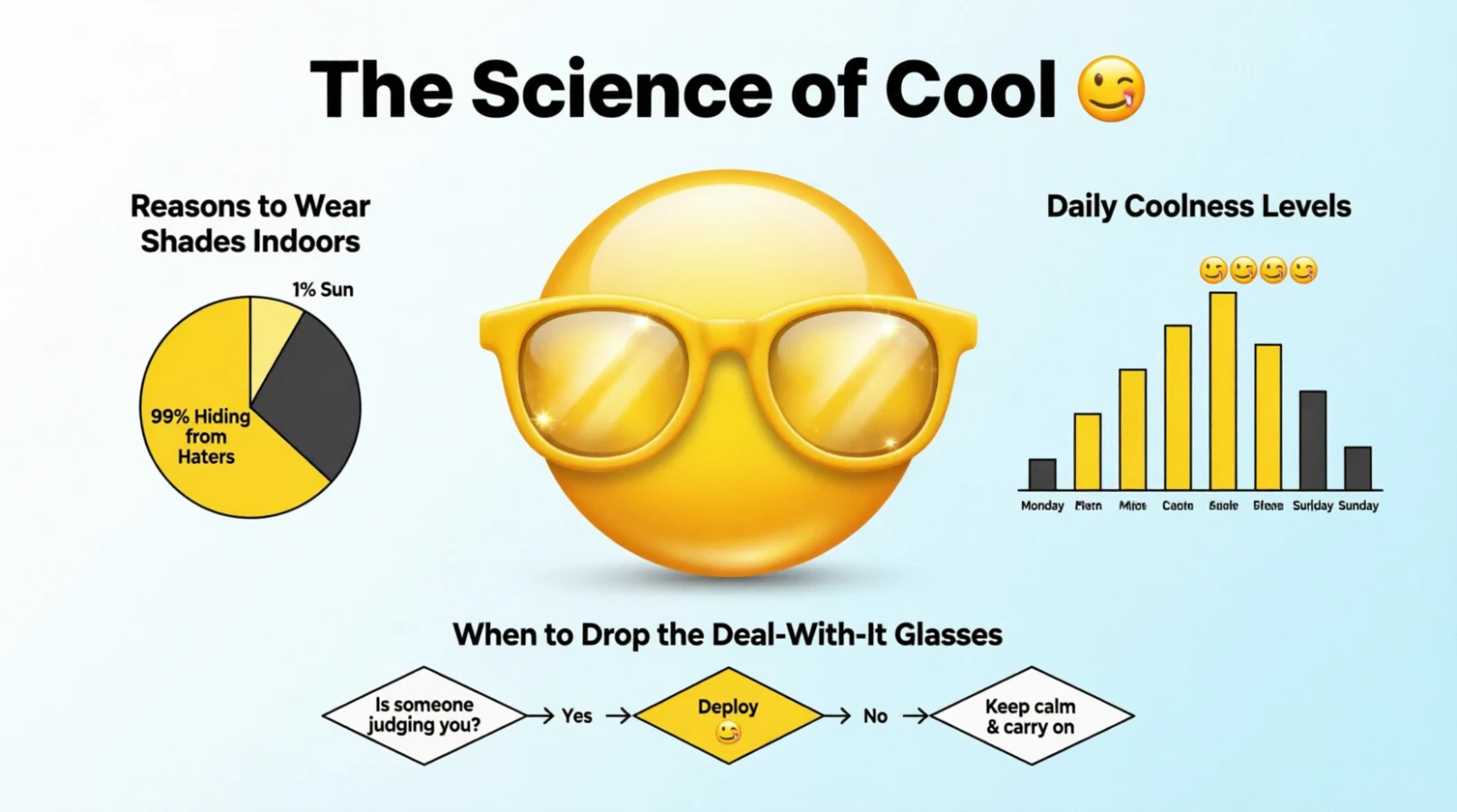 sunglass emoji meme