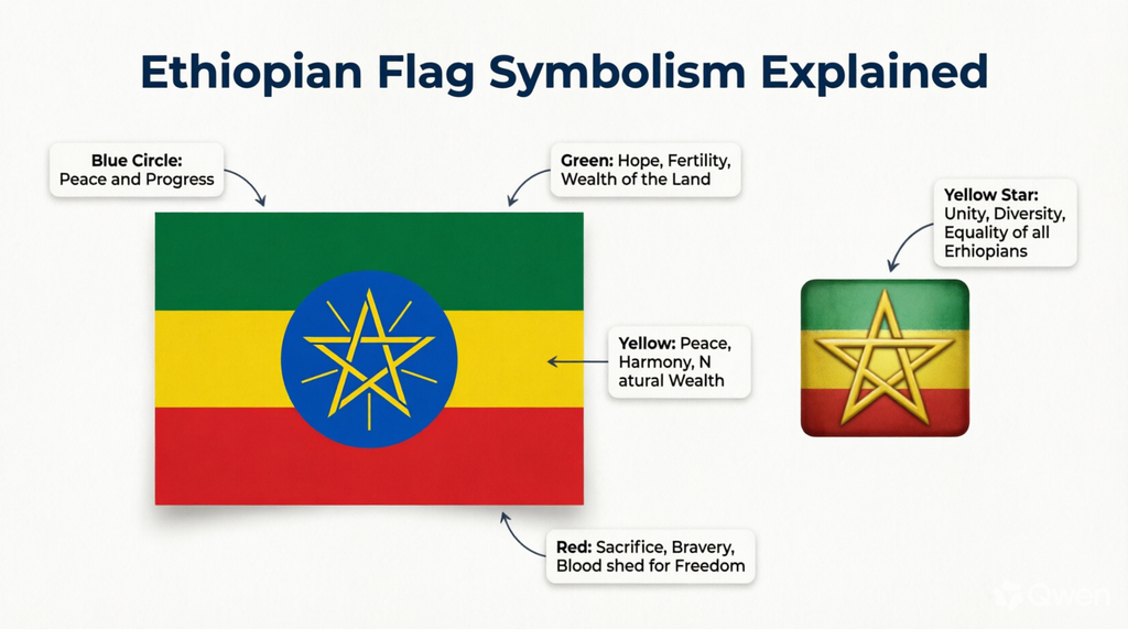What do Ethiopia flag emoji mean