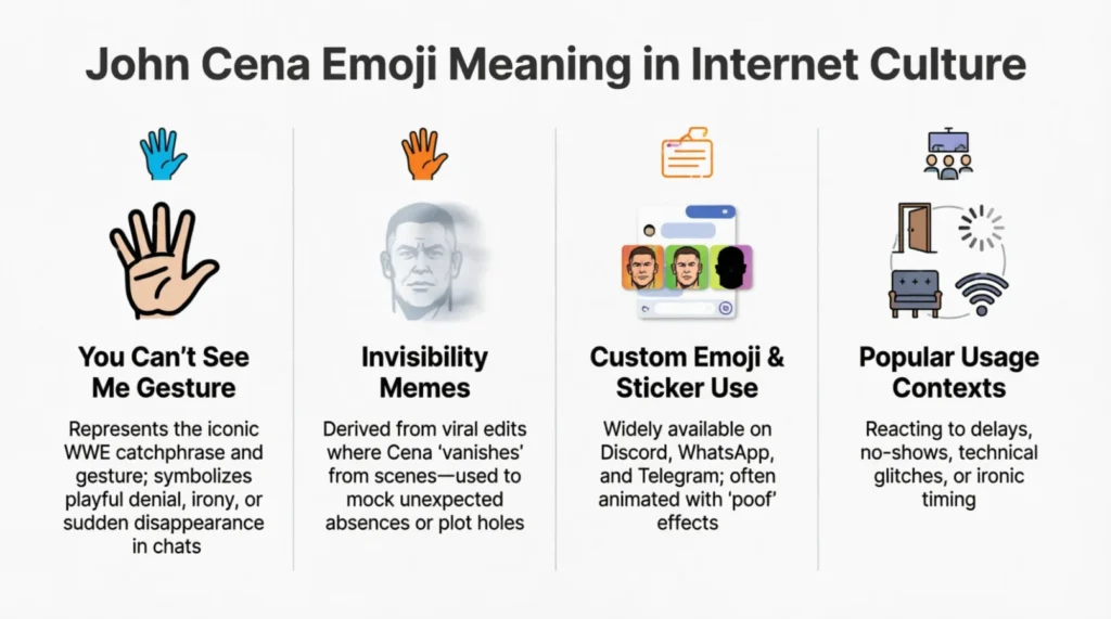 What do john cena emoji mean